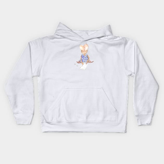 Artist Mouse Kids Hoodie by DaceK